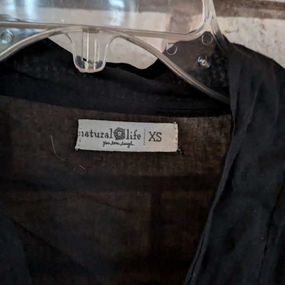 Natural Life Dress size xs long sleeve black - Picture 3 of 4